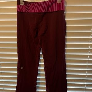 Lulu lemon cross waist yoga pants. Size 10.